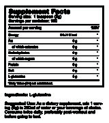 l-glutamine_nutrition_table